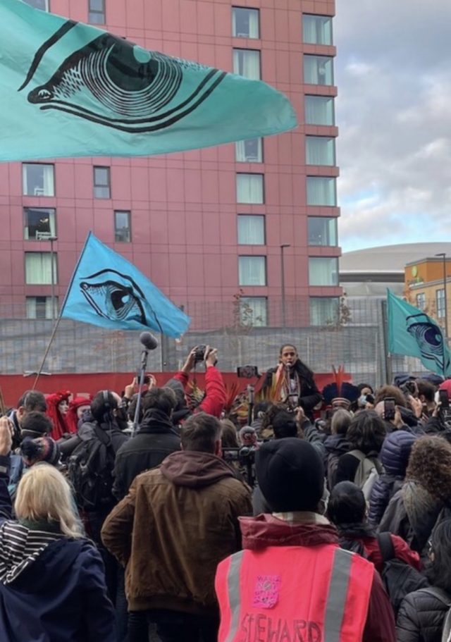 Una manifestazione a Coo 26, Glasgow (foto dell’autore)