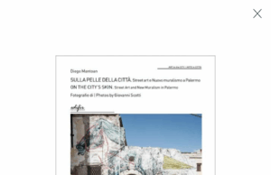 SULLA PELLE DELLA CITTÀ: Street art e Nuovo muralismo a Palermo” di Diego Mantoan